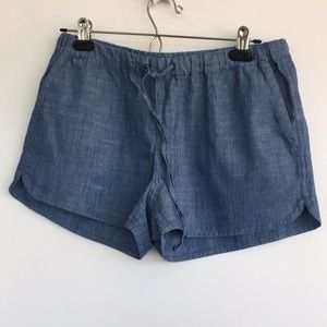 NWT JCrew Factory chambray shorts 2.5” inseam.
